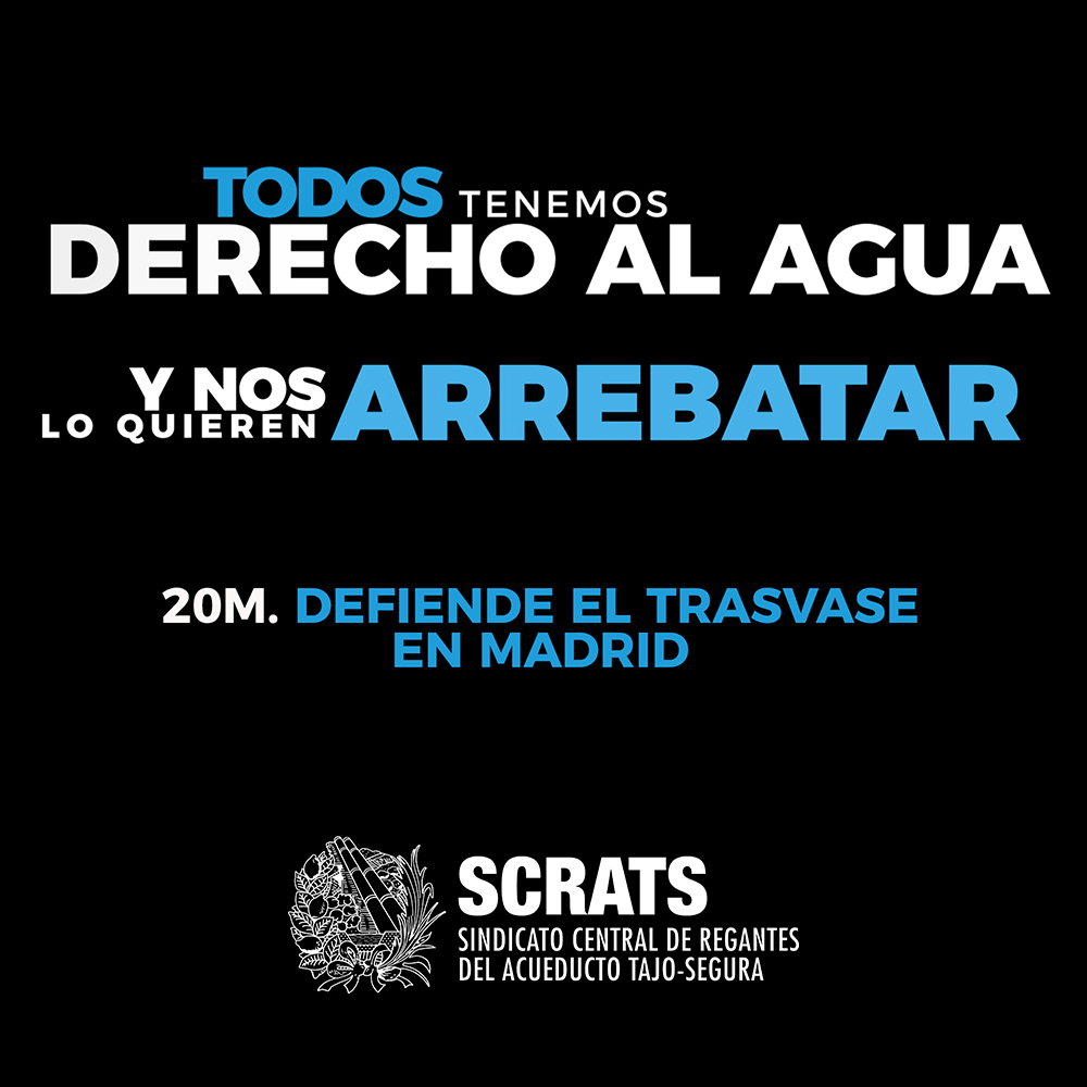 20M. DEFIENDE EL TRASVASE EN MADRID